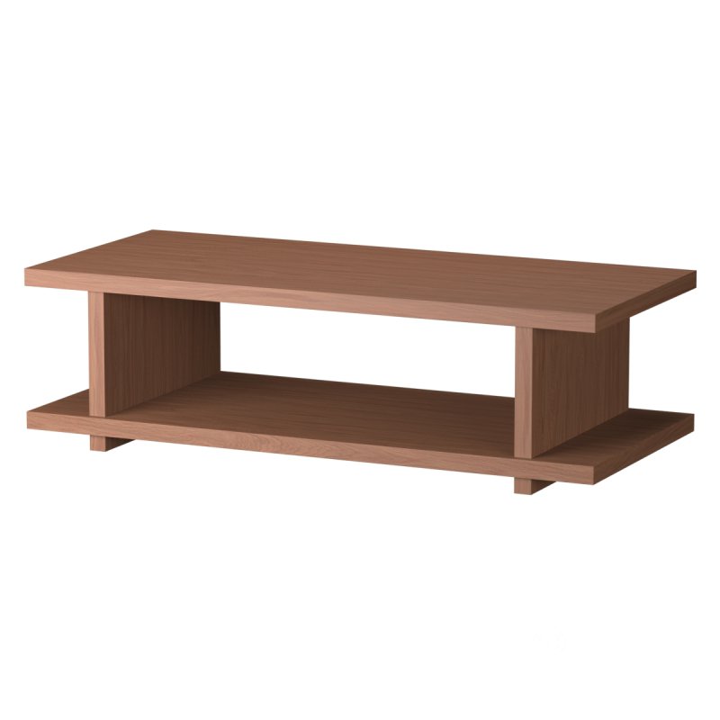 Annora Walnut Coffee Table Allmodern Image 1
