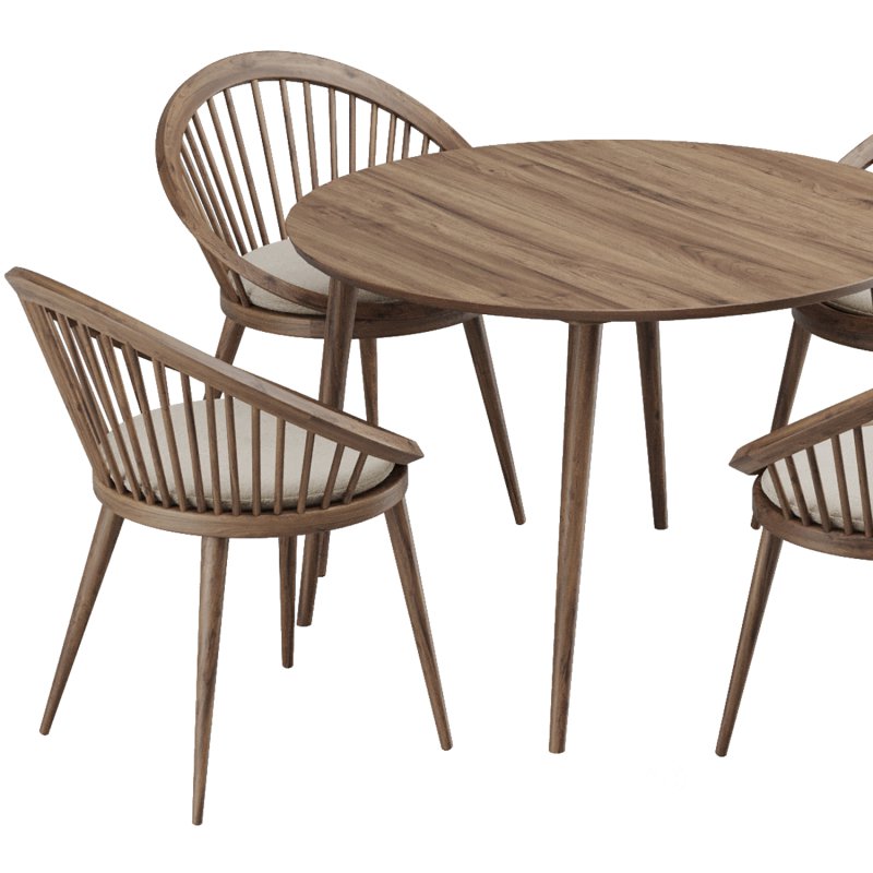 Dinning chair and table257 Image 5