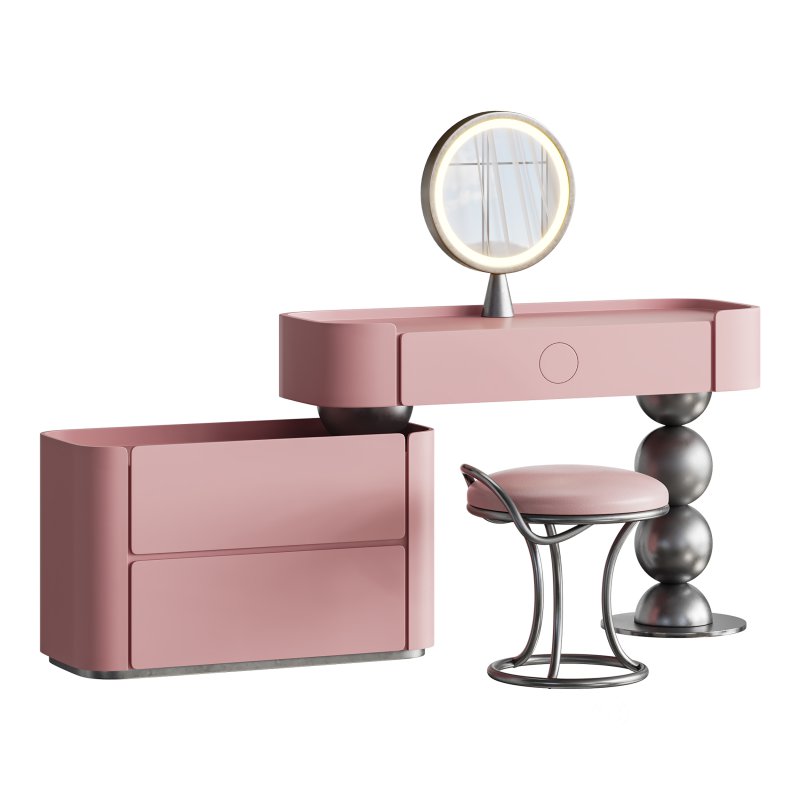 Orren Ellis Ensemble de meuble-lavabo contemporain en bois massif de luxe contemporain Image 4