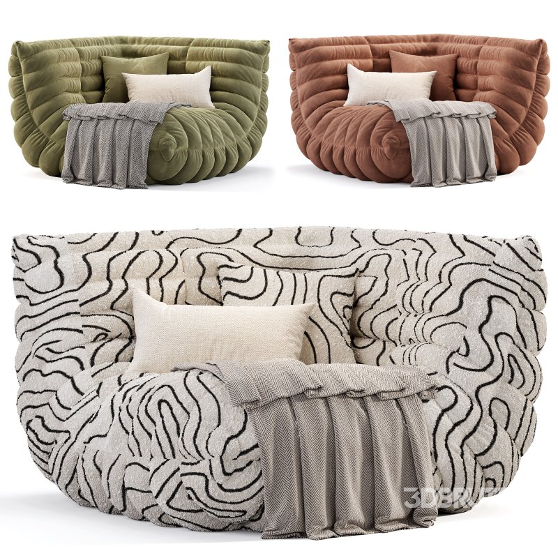 Togo Loveseat By Ligne Roset Image 1