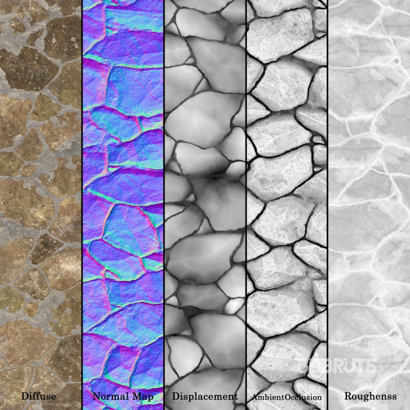 Stone Wall 10 (Seamless) Image 6