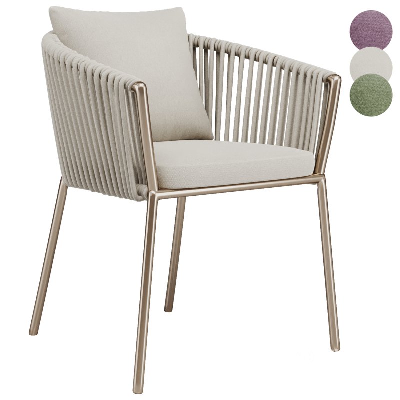 Porto Outdoor Dining Chair Image 2