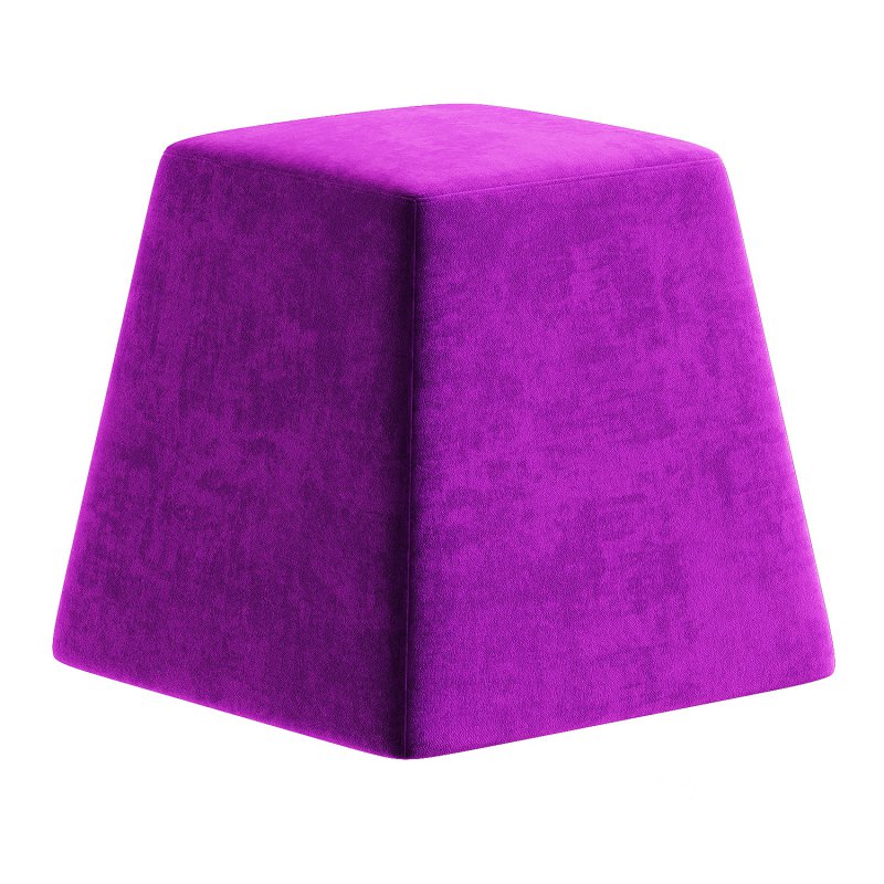velvet pouf Image 3