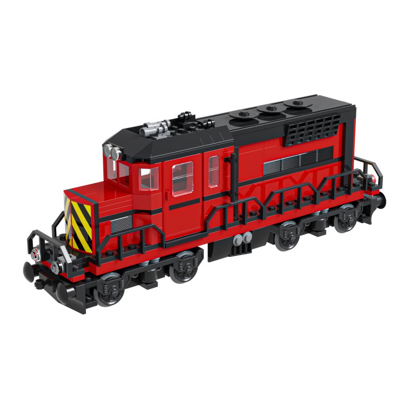 Train Lego Locomotive red Image 2