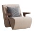 Modern Upholstered Lounge Chair - Thumbnail 2