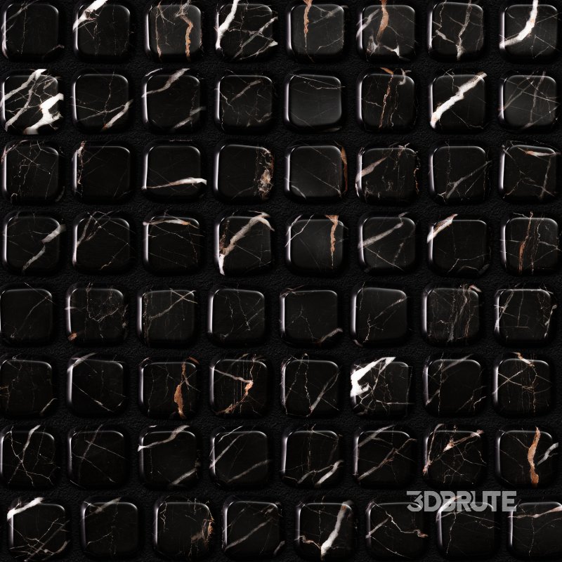 Timeworn marble mosaic 02-Seamless Image 3