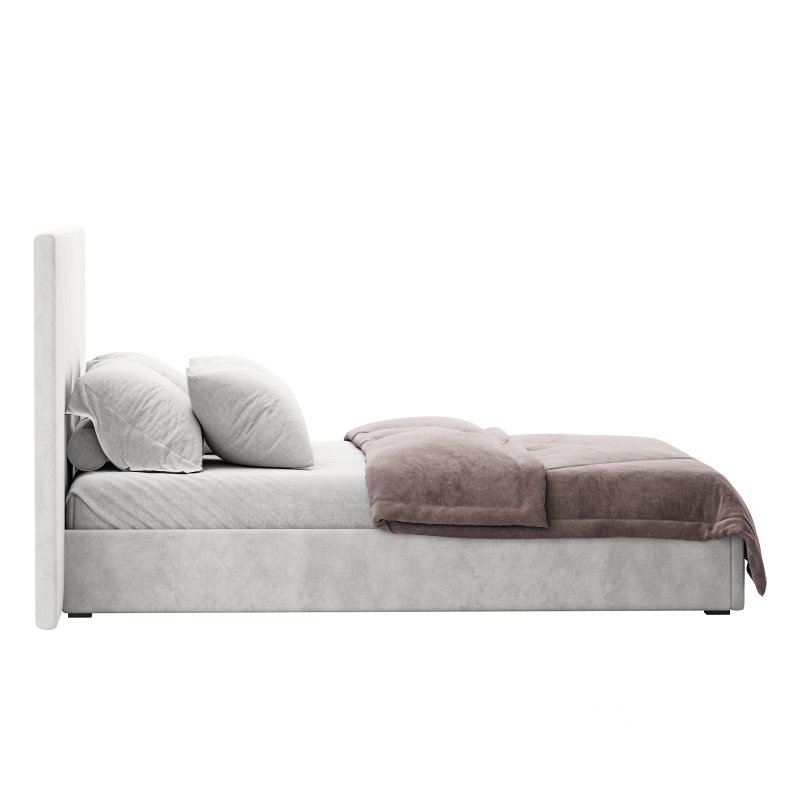 Charcoal Velvet BED Image 9