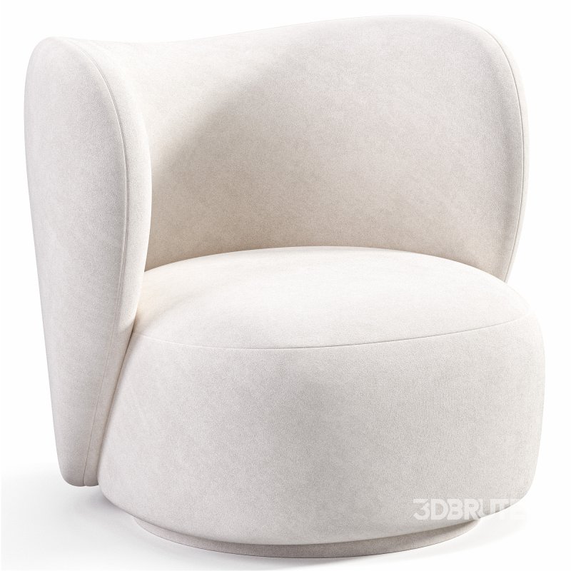 Rico Lounge Chair Boucle Image 4