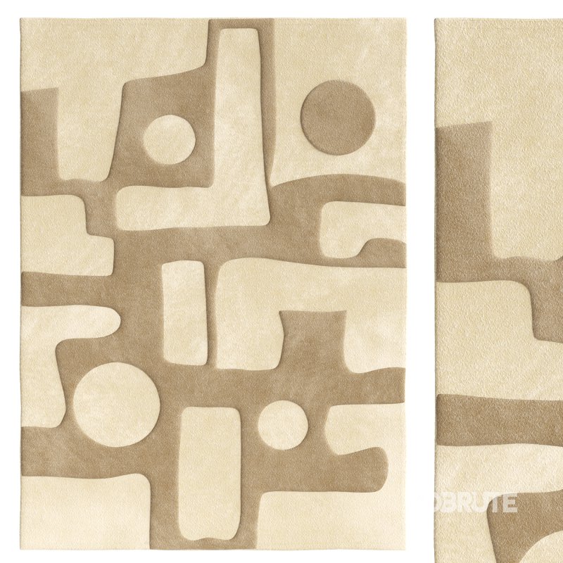 Hadessa Textured Geometric Rug Image 3