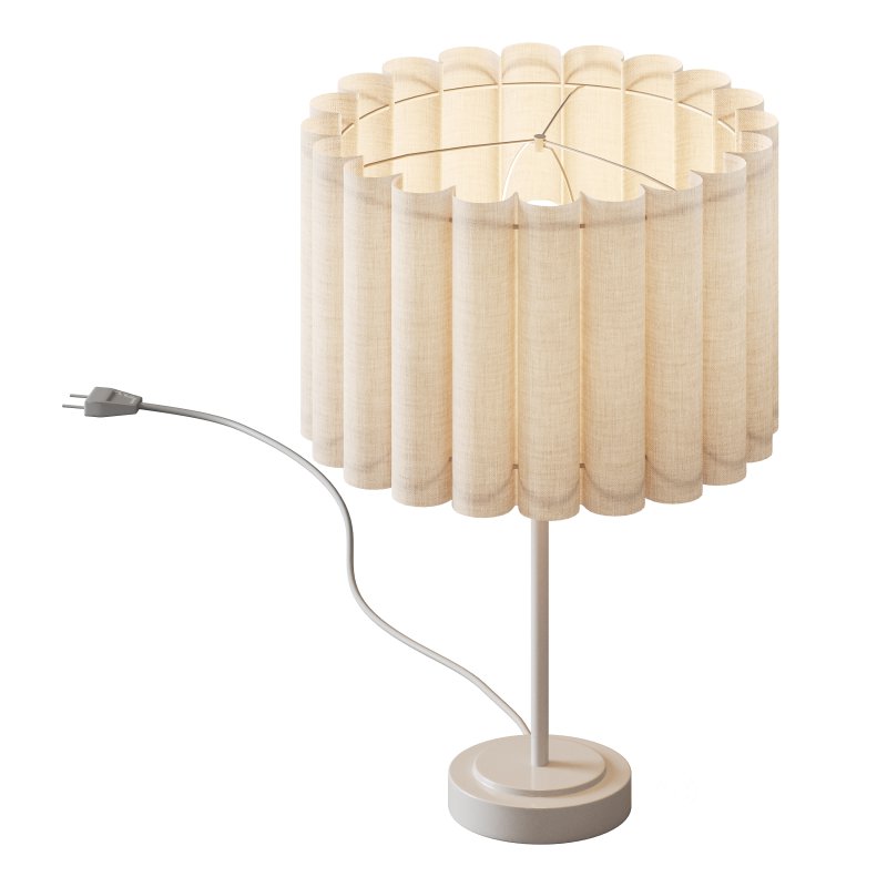 Tafellamp Lucina van linnen Image 10