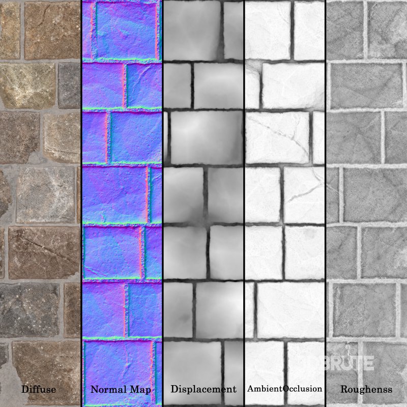 Stone Wall 02 (Seamless) Image 5