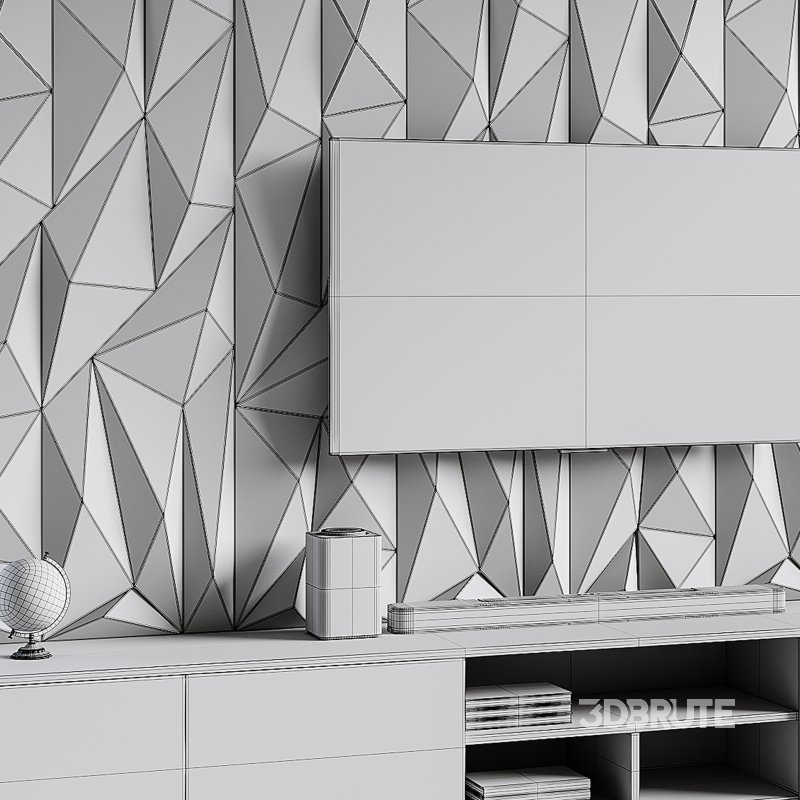 Modern TV Wall 021 Image 14