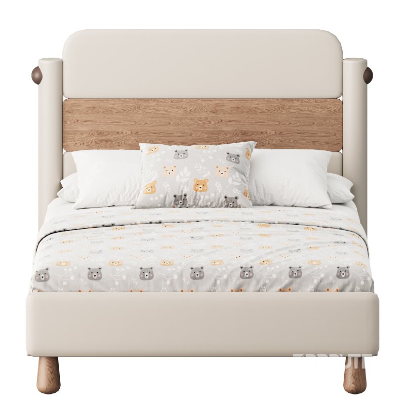Desiree Childrens Bed White Natural Image 4