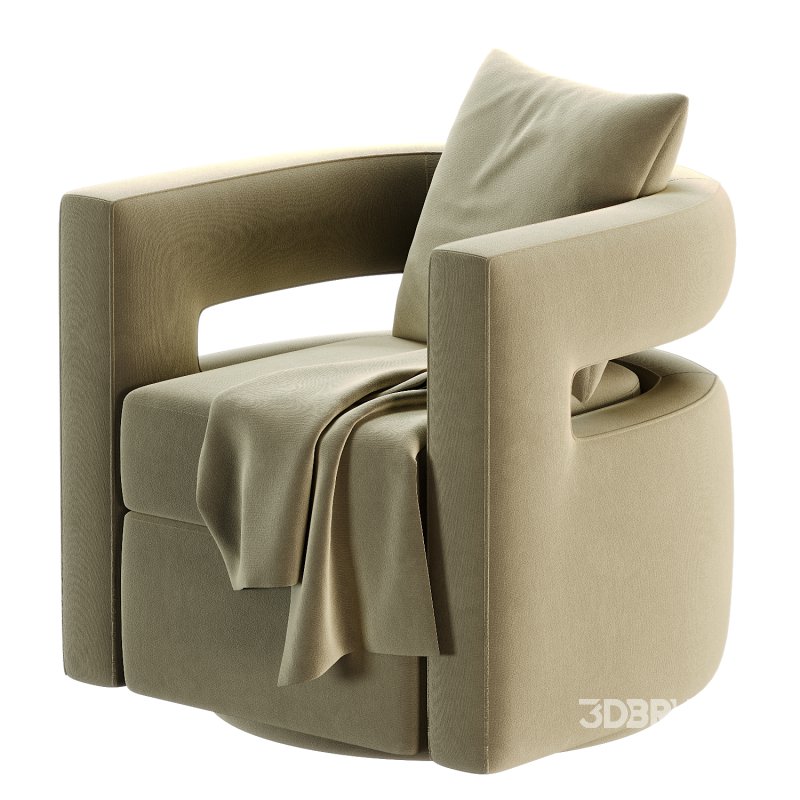 Kenneth Swivel Chair, Grey Image 5