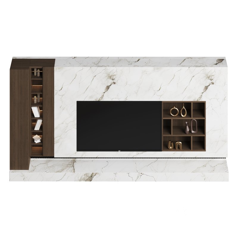 Modern TV Wall 01 Image 4