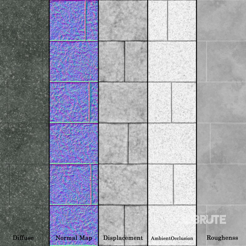 Cement Wall 01 (Seamless) Image 5