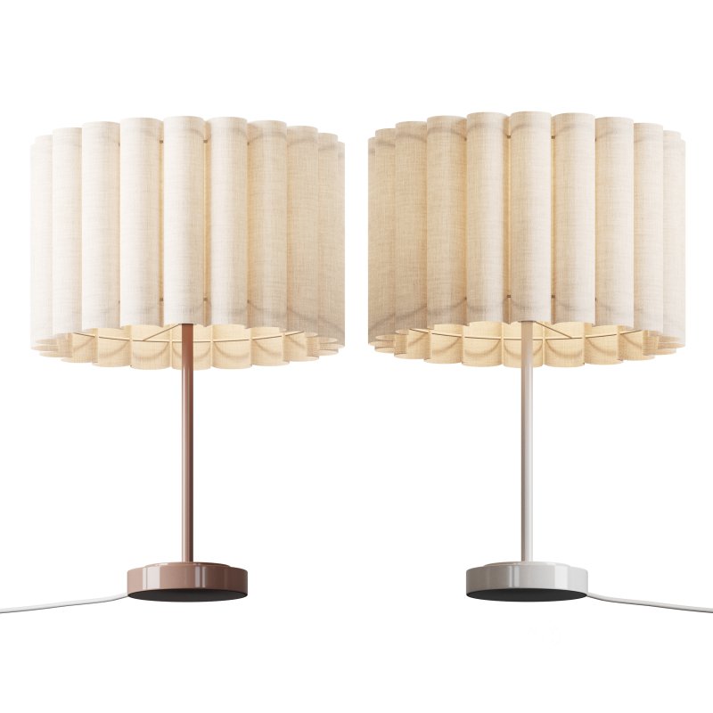 Tafellamp Lucina van linnen Image 1