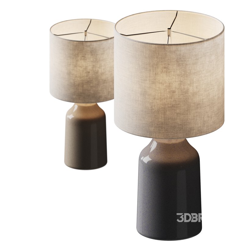 Kleine tafellamp Sandy Glow van keramiek Image 10