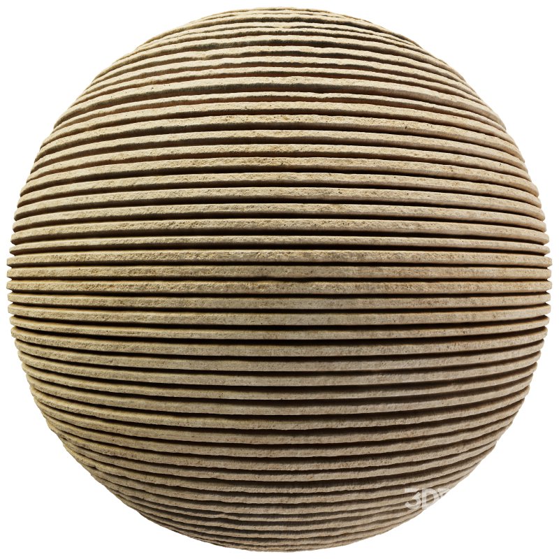 Ribbed Concrete wall 01- Seamless Image 3