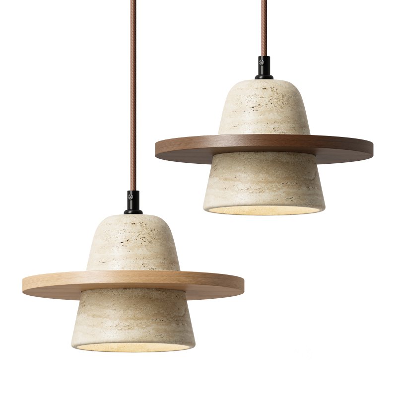 Traditional Japanese Round Pendant Light Image 1