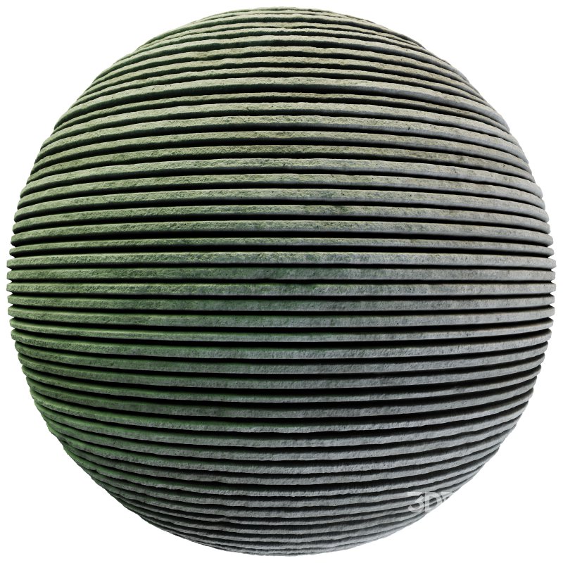 Ribbed Concrete wall 01- Seamless Image 2