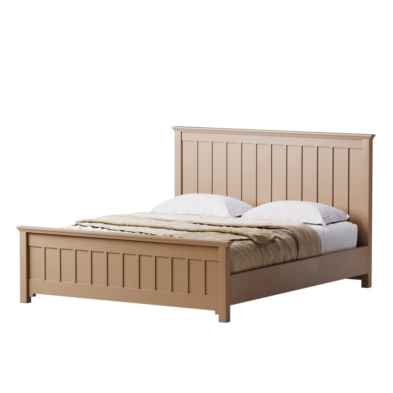 Solid Color Wood Bed Image 13