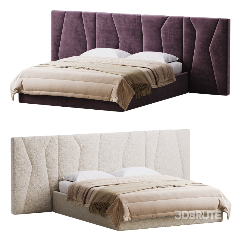 Cama de Casal Rossio Rosa Image 1