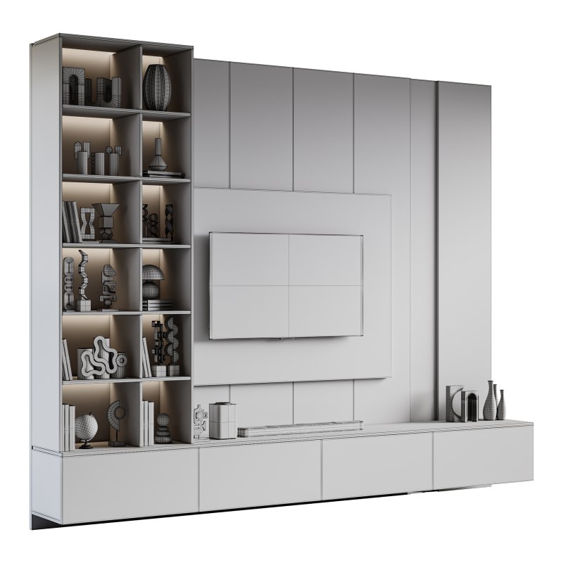 Modern TV Wall 039 Image 14