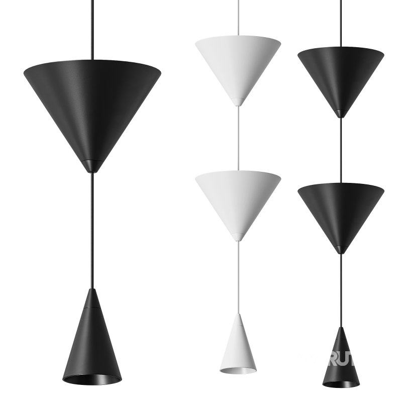 Modern Minimalist Cone Pendant Light Image 4