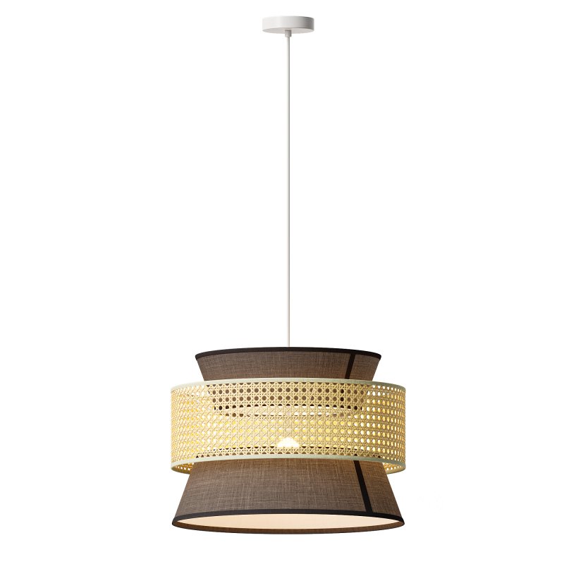 Modern Rattan Pendant Light Image 3