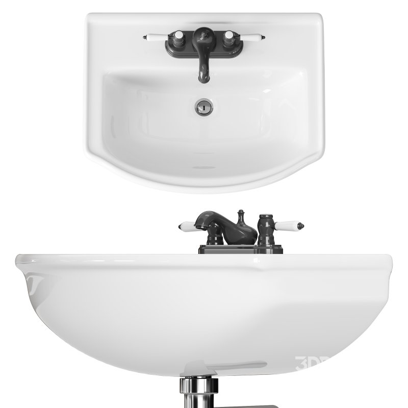 Wall Mounted Bathroom Sink Image 8