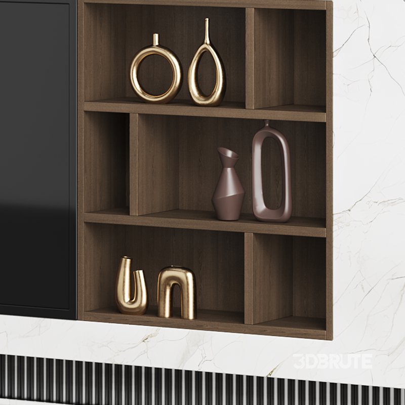 Modern TV Wall 01 Image 13