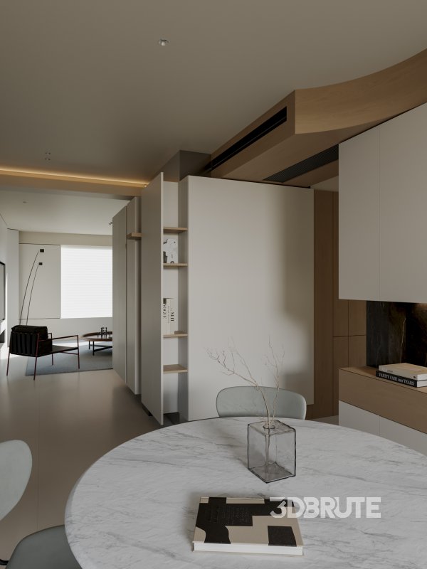 Modern living and dining room Image 6