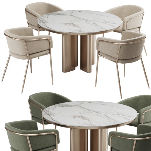 Dinning chair and table256