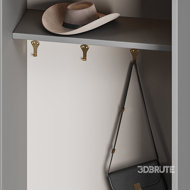 Hallway area with a minimalistic hanger Image 8