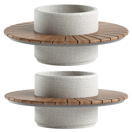 ROUND PLANTER BENCH 194