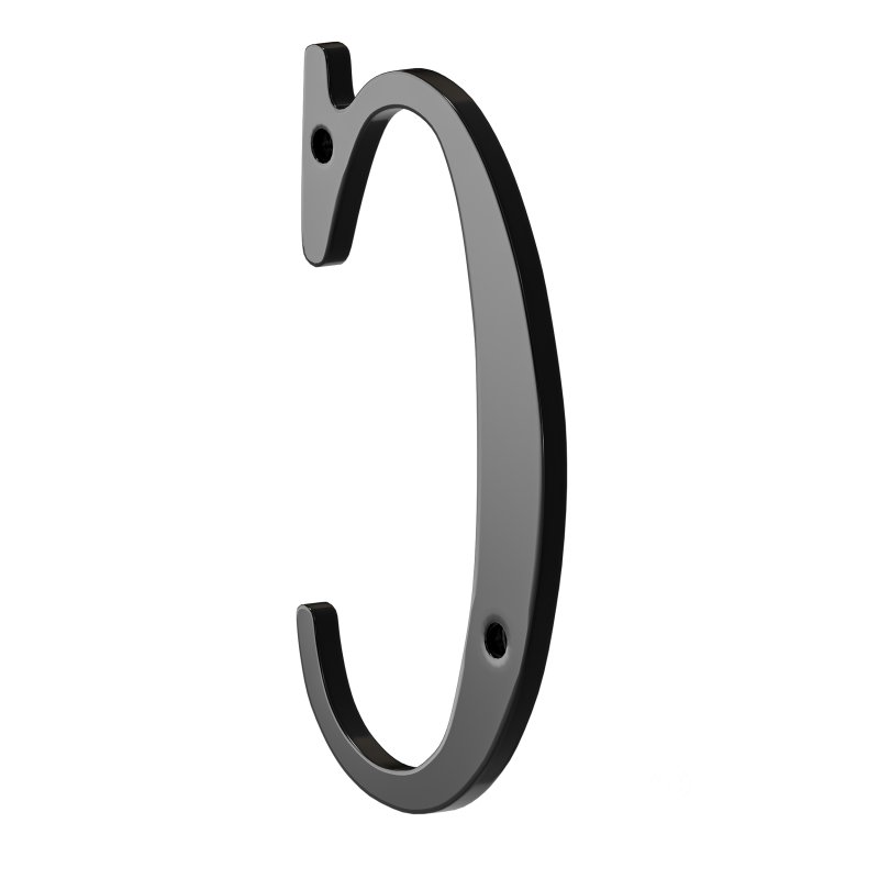 House Letter Solid Bright Brass Wall Mount C Letter Image 9