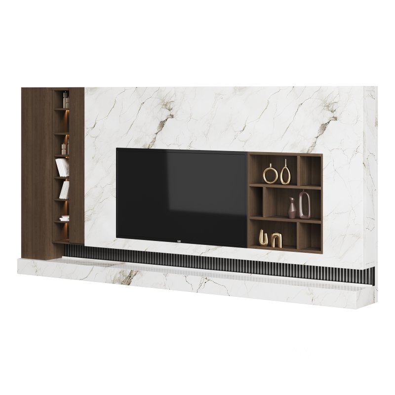 Modern TV Wall 01 Image 3