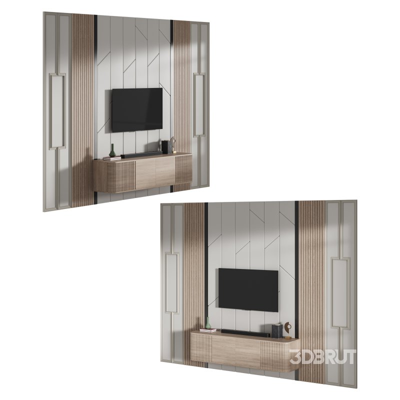 Modern TV Wall 022 Image 9