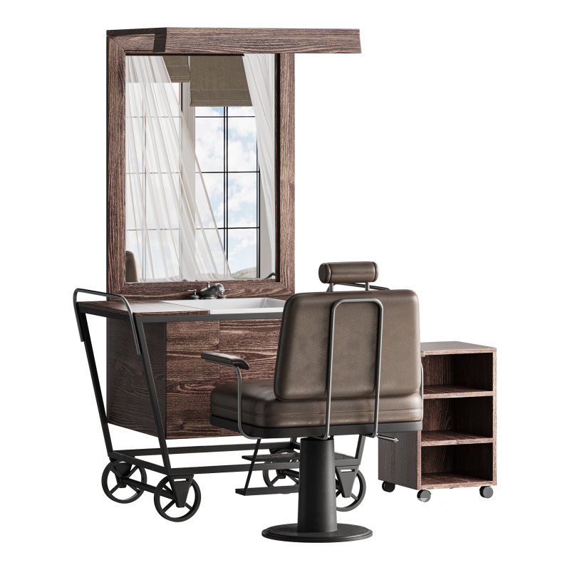 Barbershop Interior Design and Fit Image 5