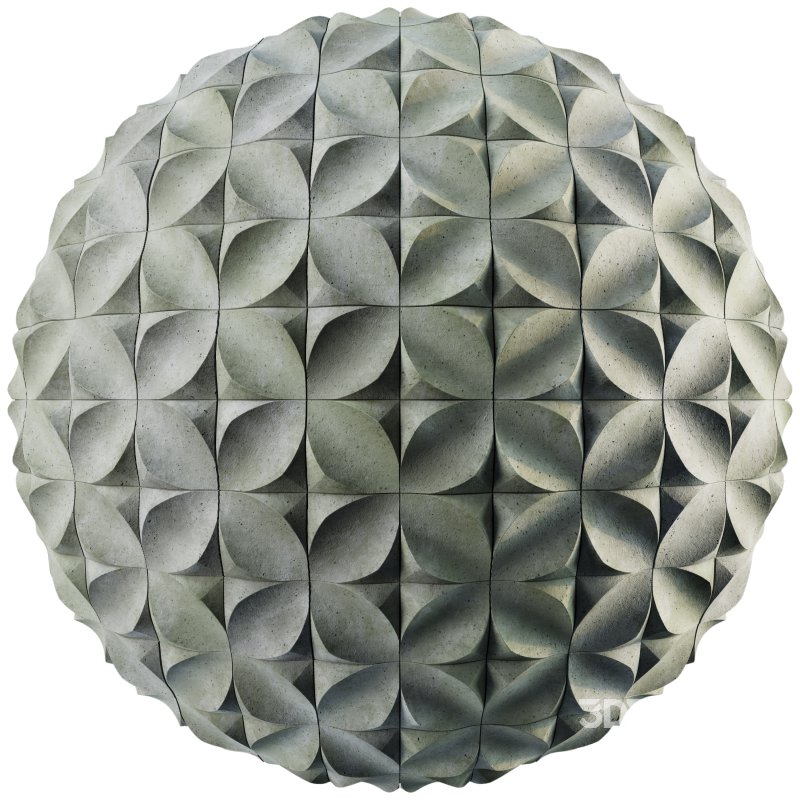 Dune Concrete Wall Tile (Seamless) Image 2