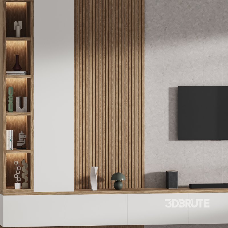 Modern TV Wall 019 Image 6