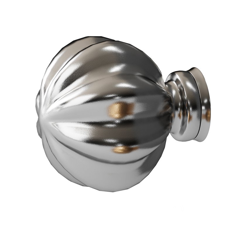 Cabinet Knob Wrought Iron Mission 1.5″ Dia Image 6