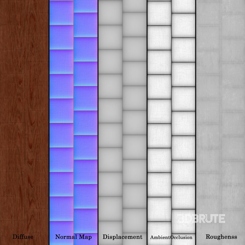 Art Wood 07 (Wood decoration-Seamless) Image 5