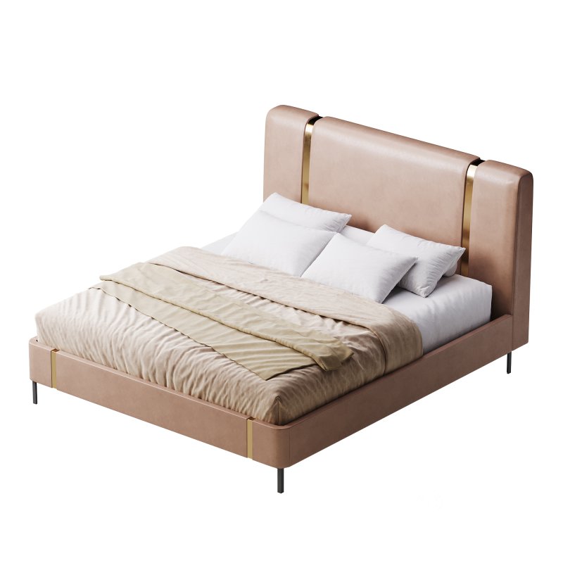 Solid Color Sponge Rectangle Natural Pallet Bed Image 11