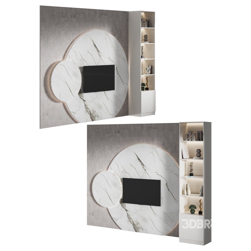 Modern TV Wall 017 Image 6