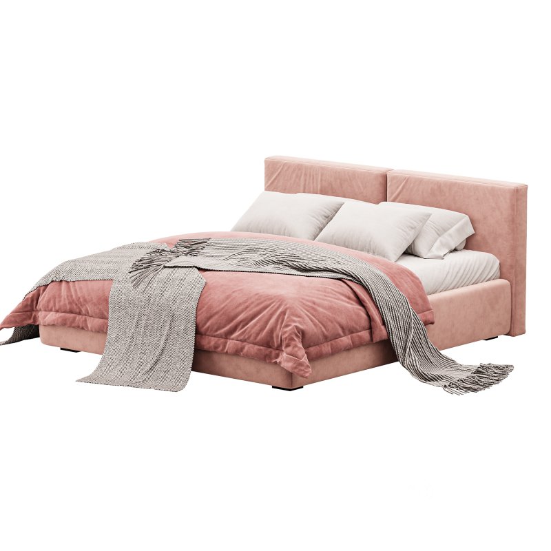 Foster Bed 180 Velvet Smoke Image 11