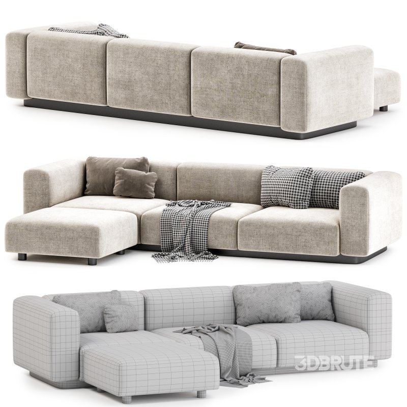 Soft Modular Sofa Image 4