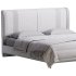 Contemporary White Pine Wooden Standard Bed - Thumbnail 15