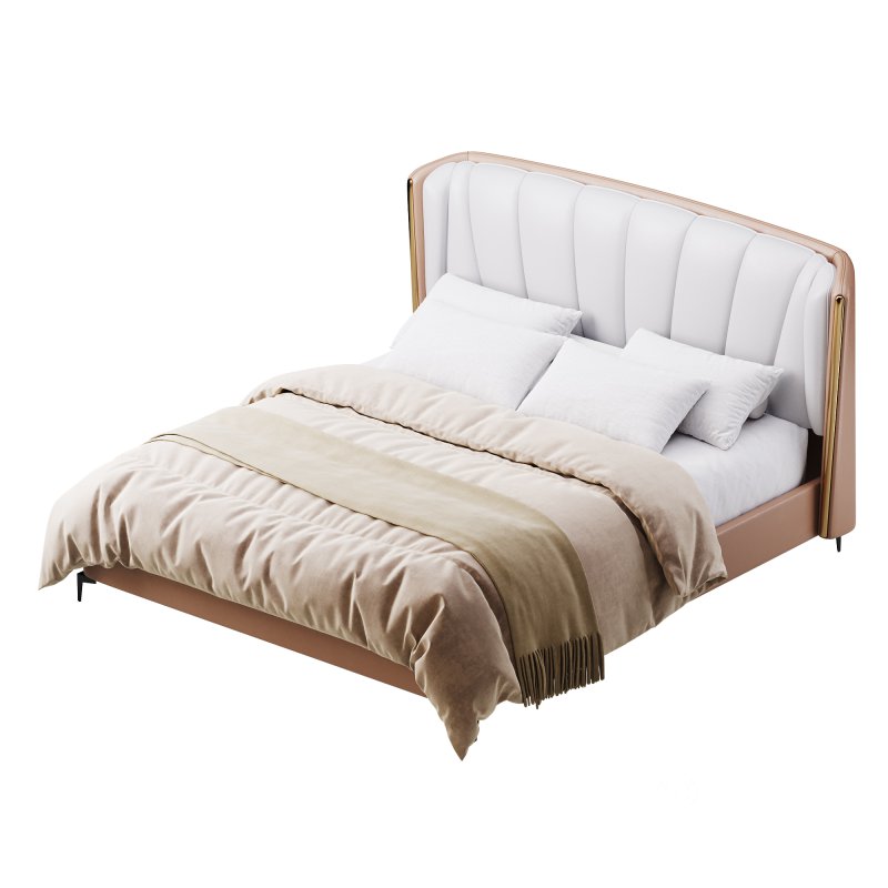 Wingback Headboard Bed Image 10